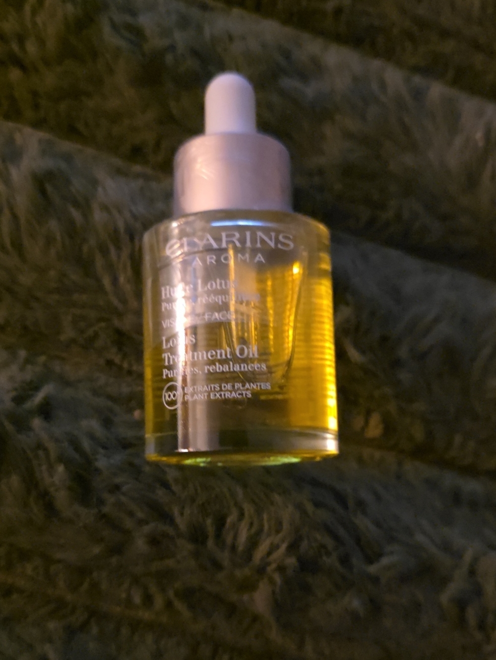 Clarins Yellow Facial Treatment Oil with Dropper Msrp $70